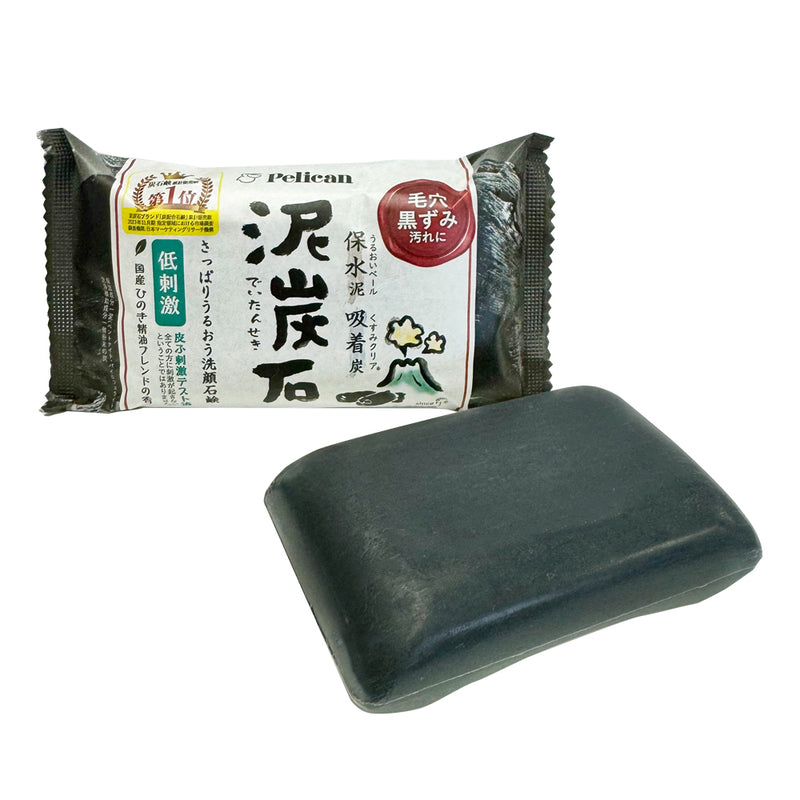 DEITANSEKI SOAP 100g (Clay & Charcoal Facial Cleansing Bar)