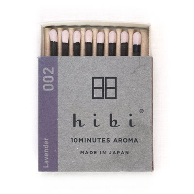 HIBI 8 Incense Matches - Lavender