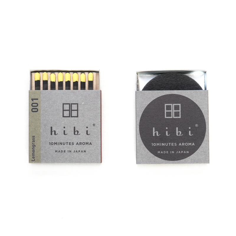 HIBI 8 Incense Matches - Lemongrass