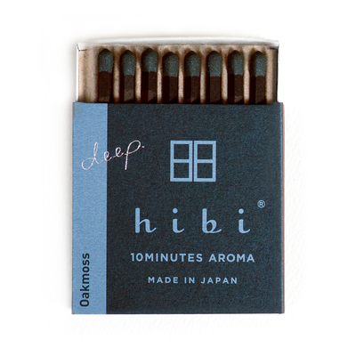 HIBI 8 Incense Matches - Oakmoss