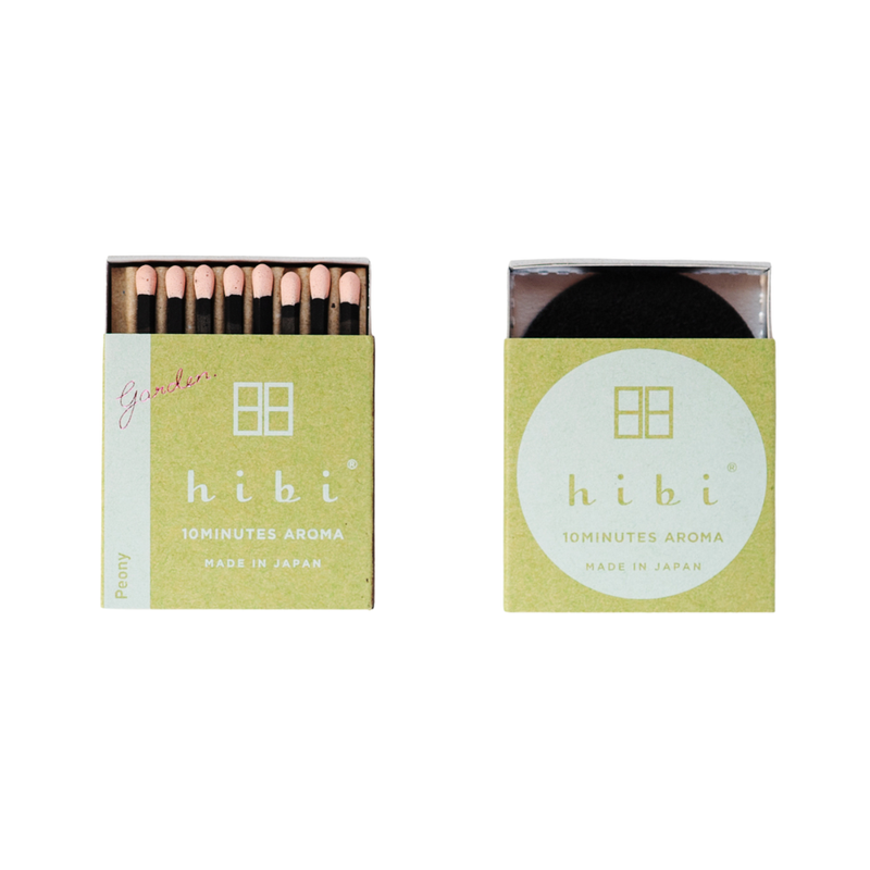 HIBI 8 Incense Matches - Peony