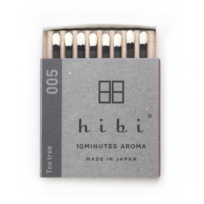 HIBI 8 Incense Matches - Tea Tree
