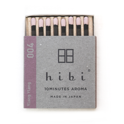 HIBI 8 Incense Matches - Ylang Ylang