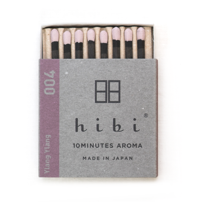 HIBI 8 Incense Matches - Ylang Ylang