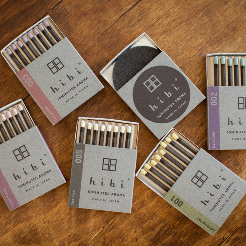 HIBI 8 Incense Matches - Peony