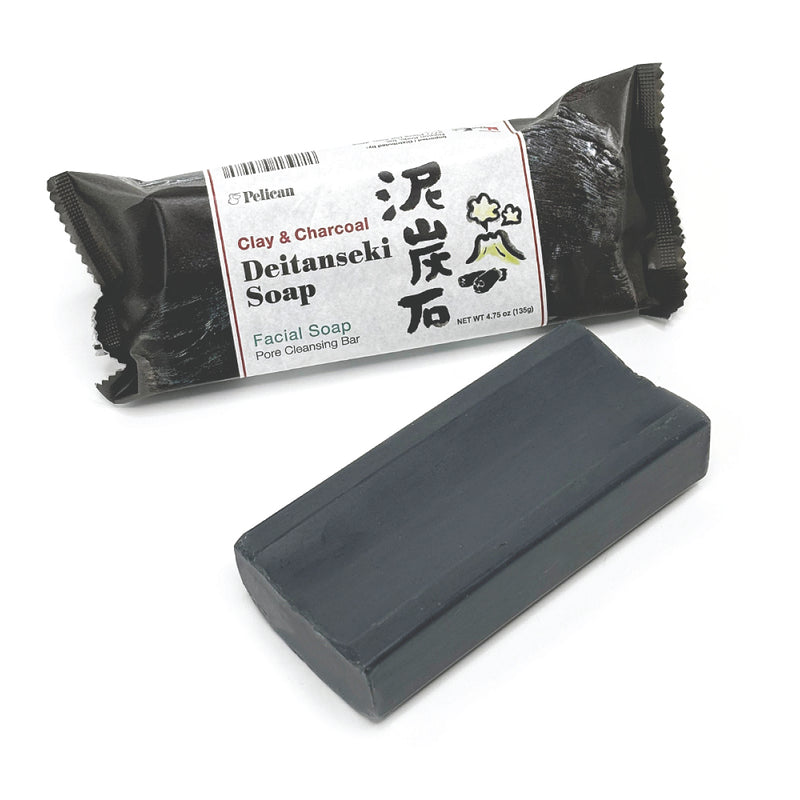 DEITANSEKI SOAP 135g (Clay & Charcoal Facial Cleansing Bar)