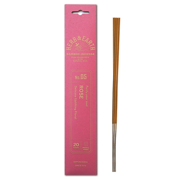 H&E - Rose - Bamboo Incense 20 sticks