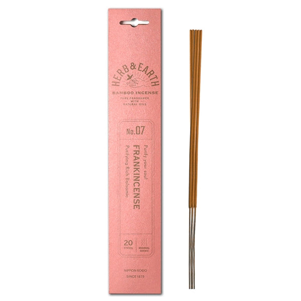 H&E - Frankincense - Bamboo Incense 20 sticks