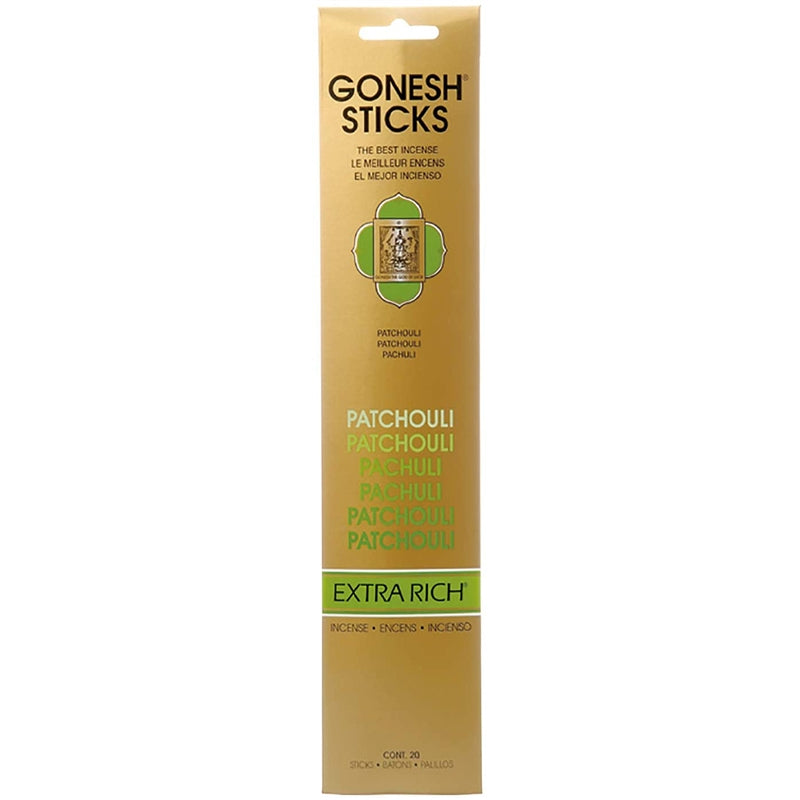 GONESH EXTRA RICH - PATCHOULI - Bamboo Stick Incense